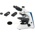 Microscópio biológico binocular LED com atualização disponível